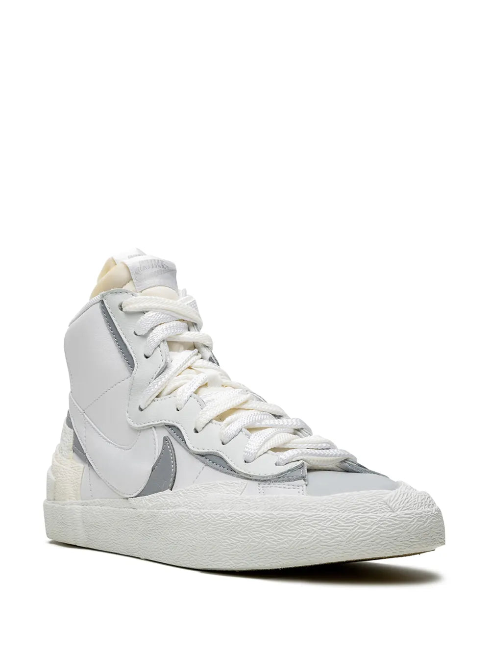 x sacai Blazer Mid "Triple White" sneakers