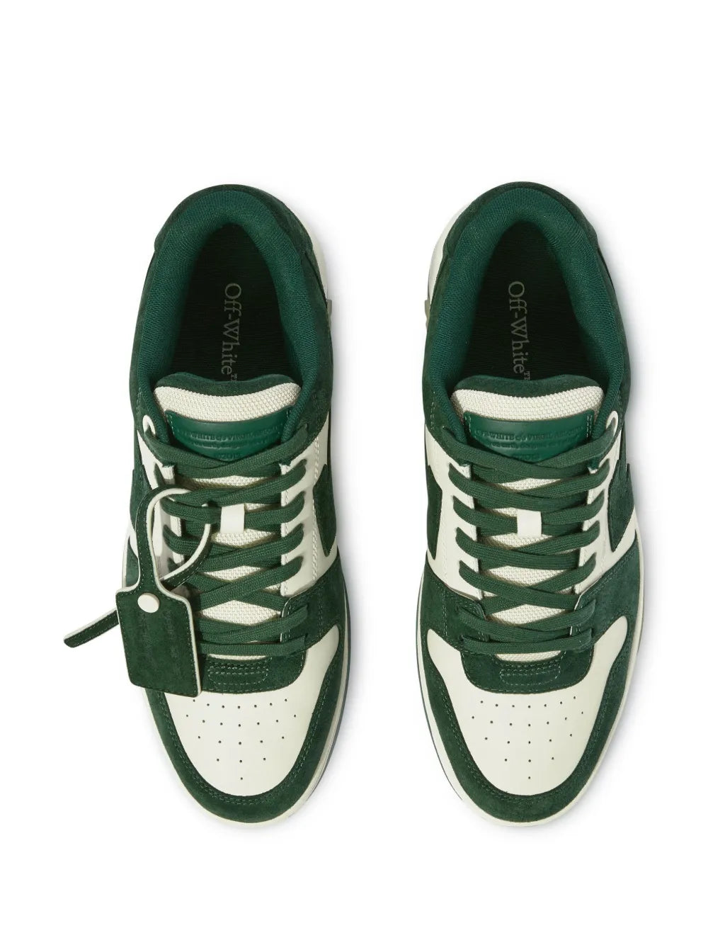 Sneakers Out Of Office verde/écru in suede