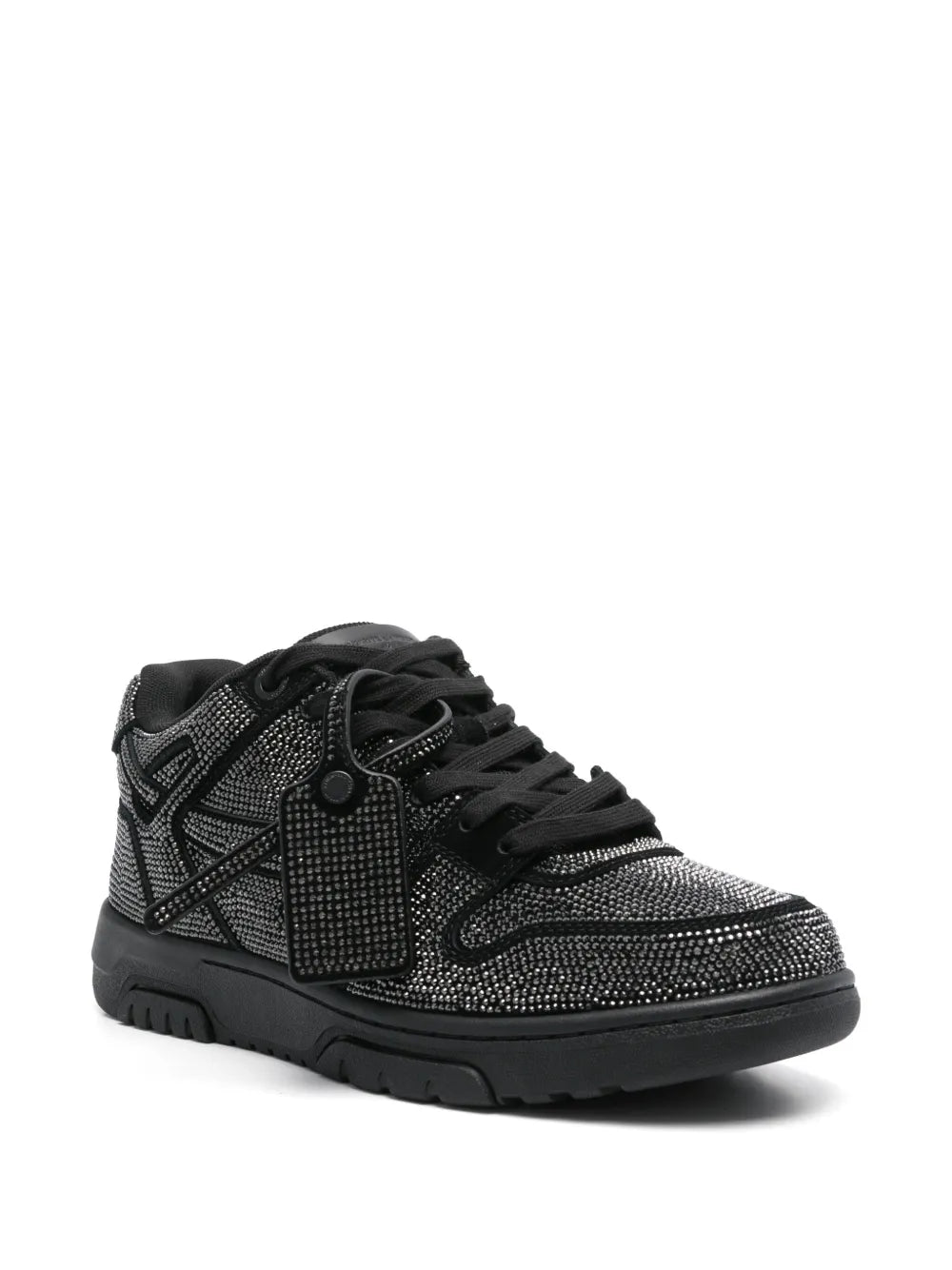 Off white sneakers out of office black strass