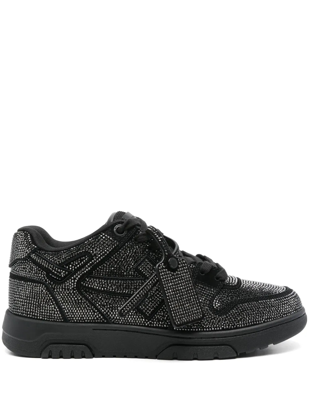 Off white sneakers out of office black strass