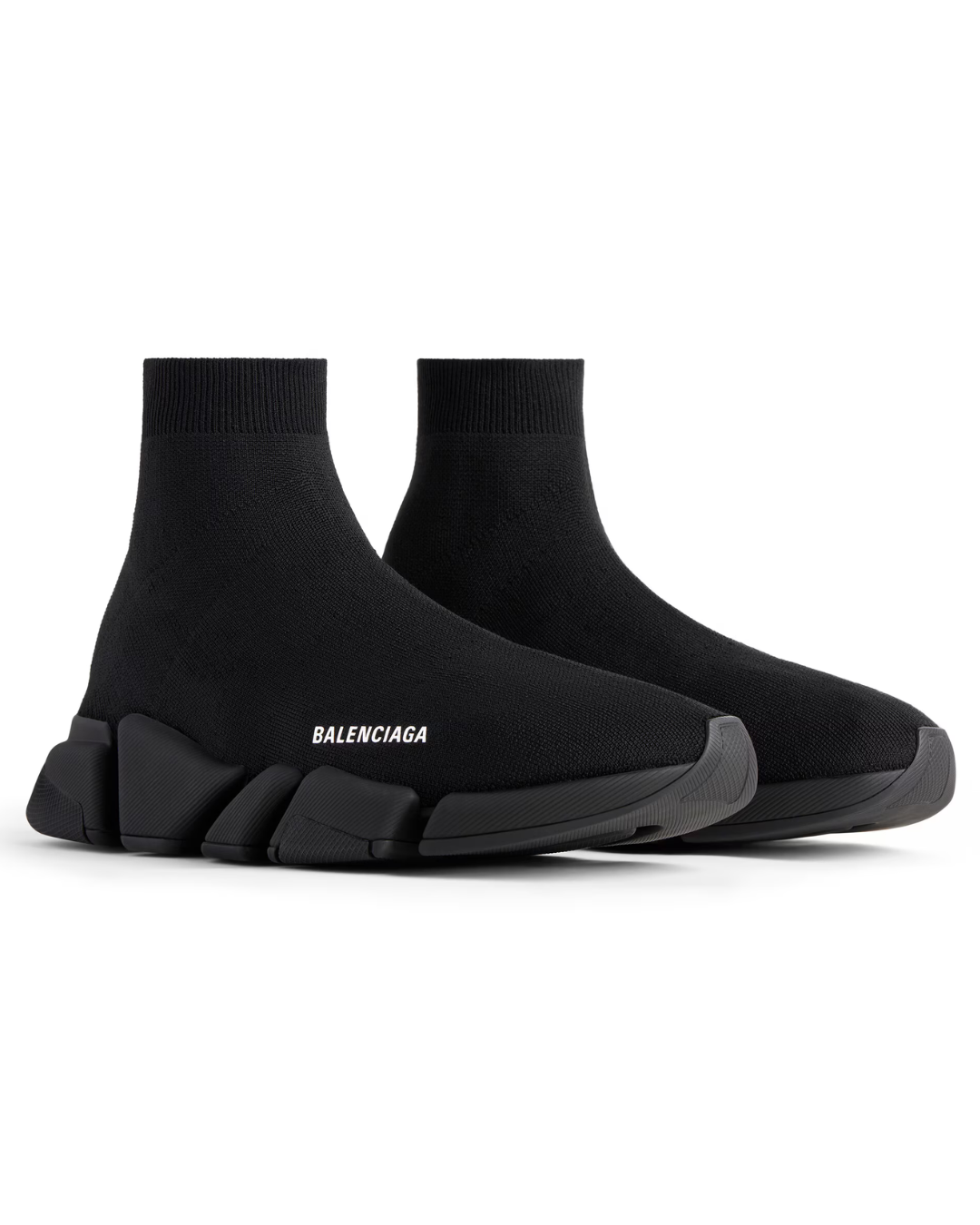 Sneaker Balenciaga Speed 2.0 in maglia riciclata nera