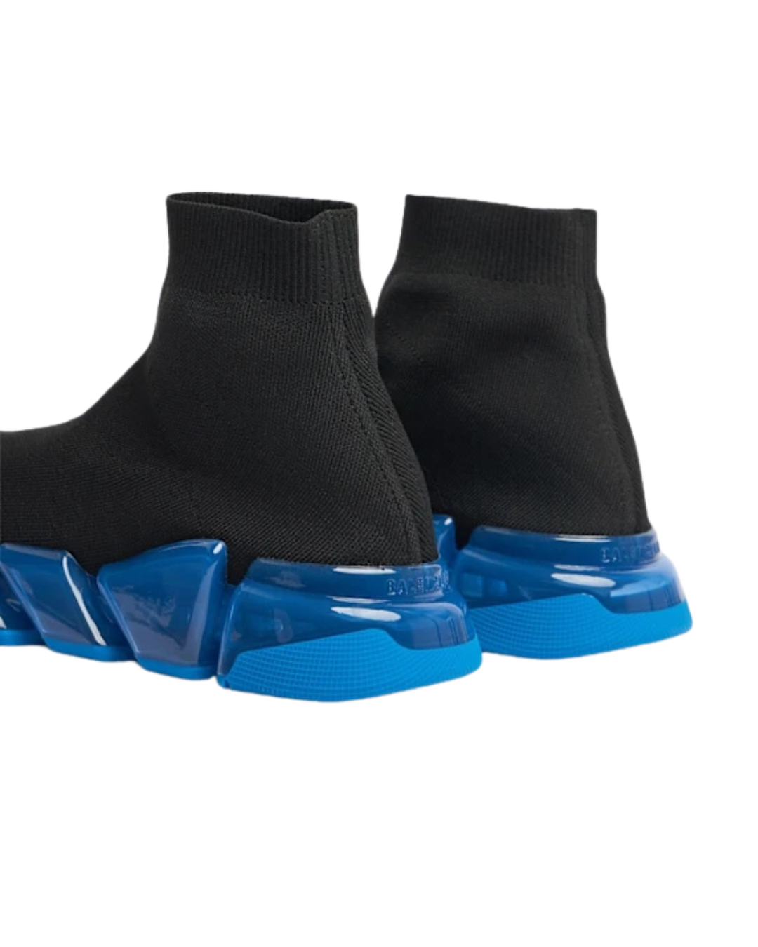 Balenciaga Speed 2.0 Sneaker in maglia riciclata nera e blu