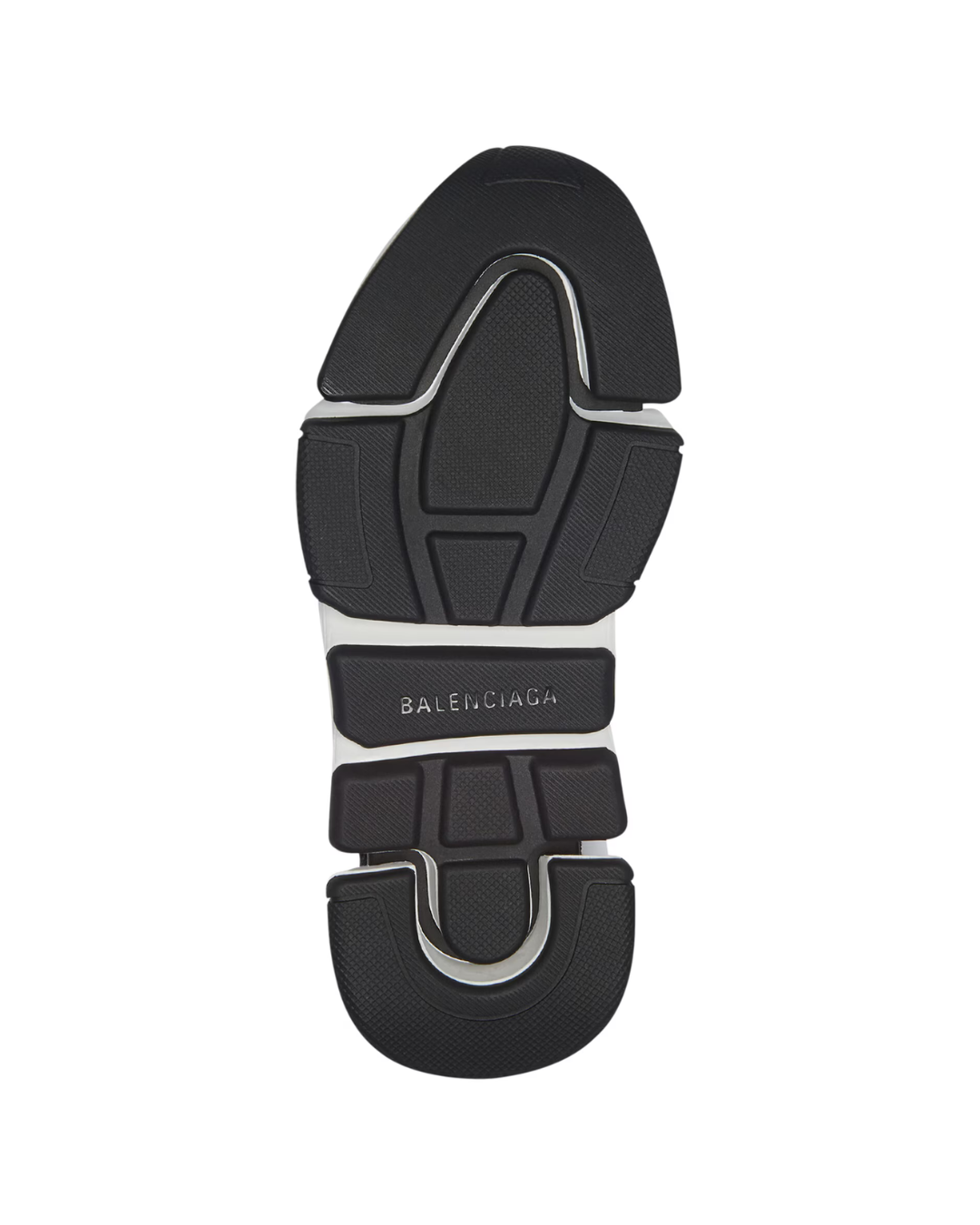 Sneaker Balenciaga Speed 2.0 in maglia riciclata nera/bianca