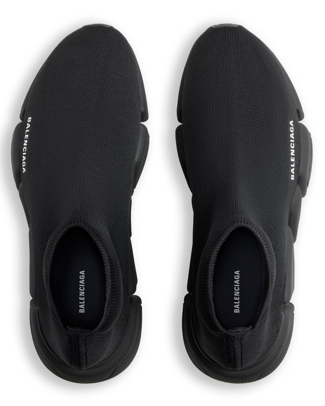 Sneaker Balenciaga Speed 2.0 in maglia riciclata nera
