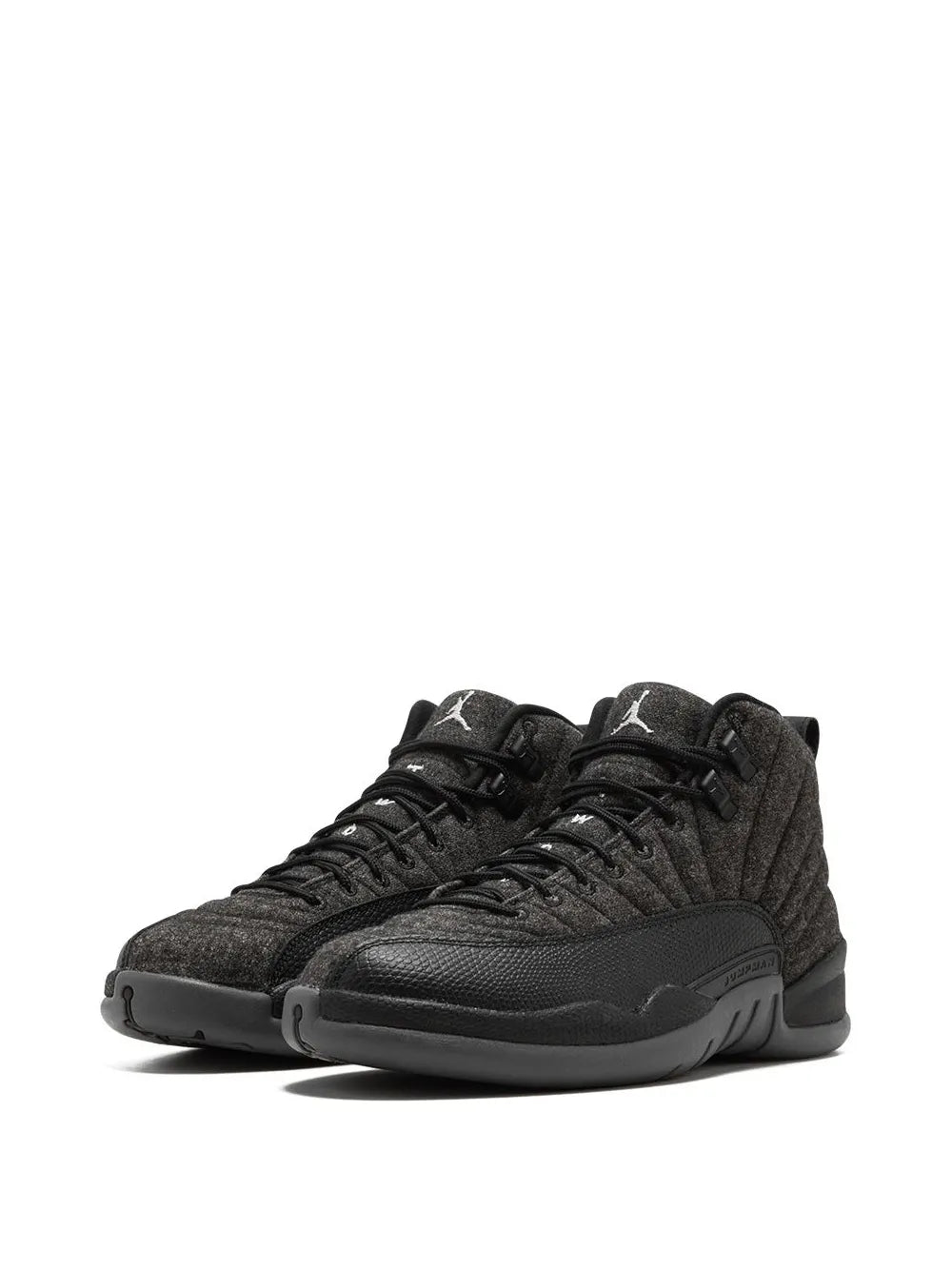 Air Jordan 12 Retro Wool "Dark Grey/Metallic Silver" sneakers