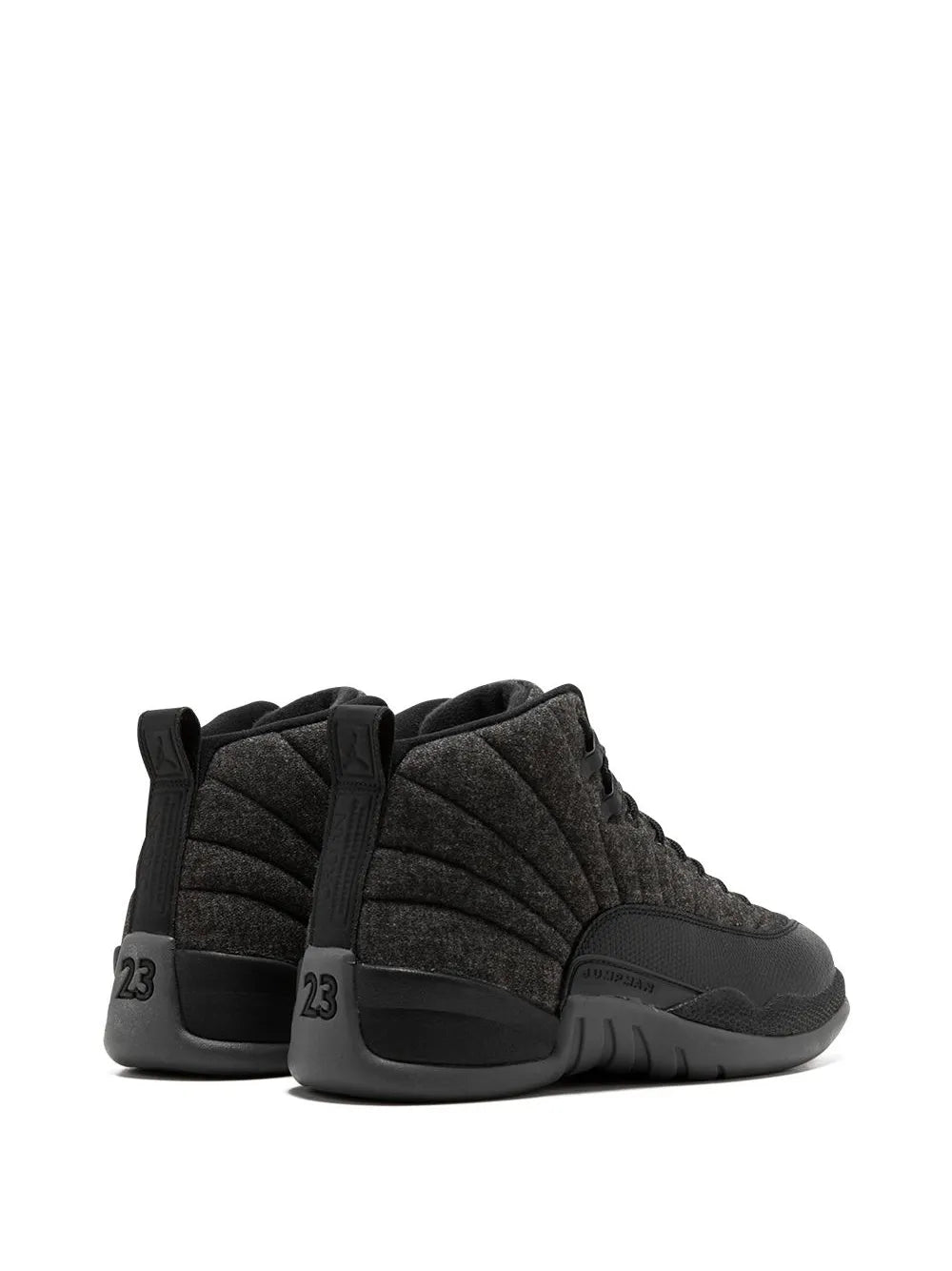 Air Jordan 12 Retro Wool "Dark Grey/Metallic Silver" sneakers