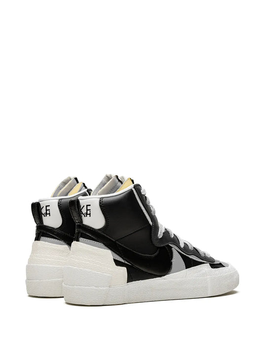 x sacai Blazer Mid "Black/Grey" sneakers
