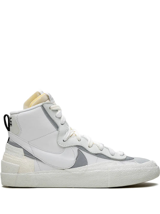 x sacai Blazer Mid "Triple White" sneakers