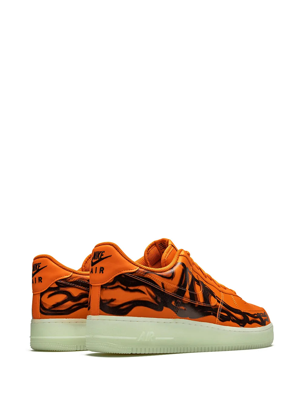 Sneakers Air Force 1 Low "Orange Skeleton" 