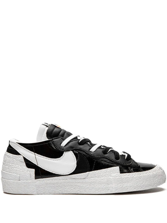 x sacai Blazer Low "Black Patent Leather" sneakers