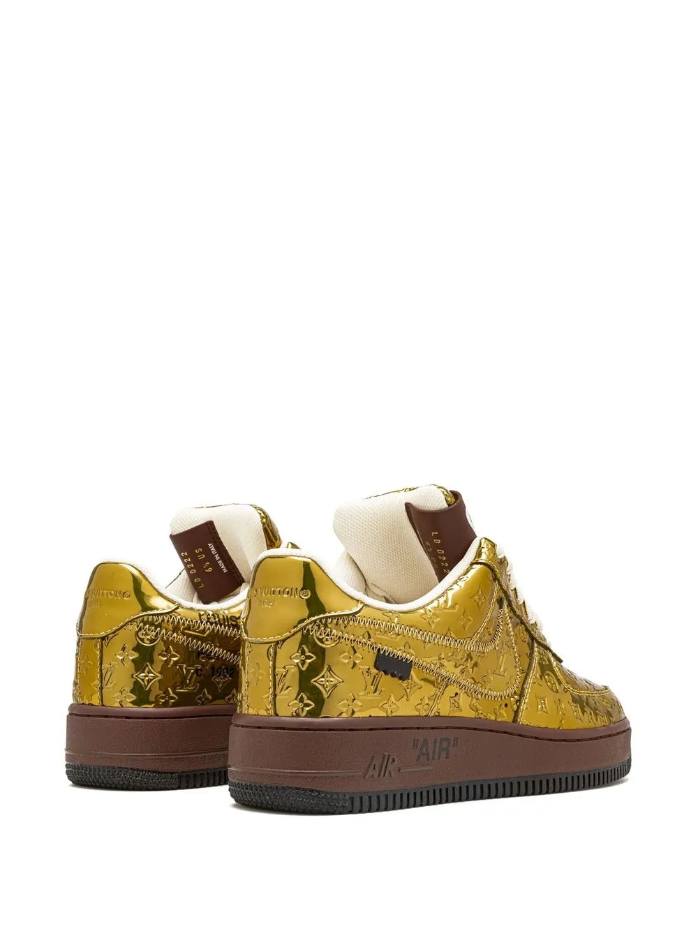 Air Force 1 Low "Virgil Abloh - Metallic Gold" sneakers