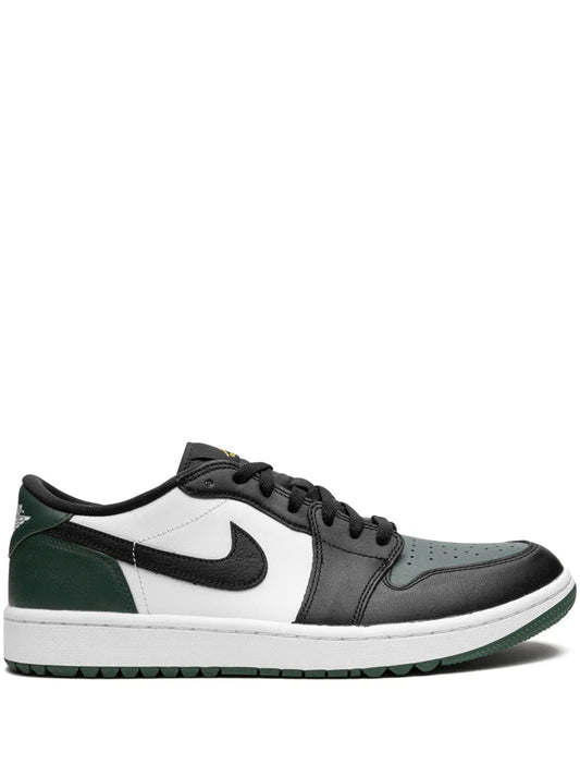 Air Jordan 1 Low G "White/Black/Noble Green/Pollen" sneakers