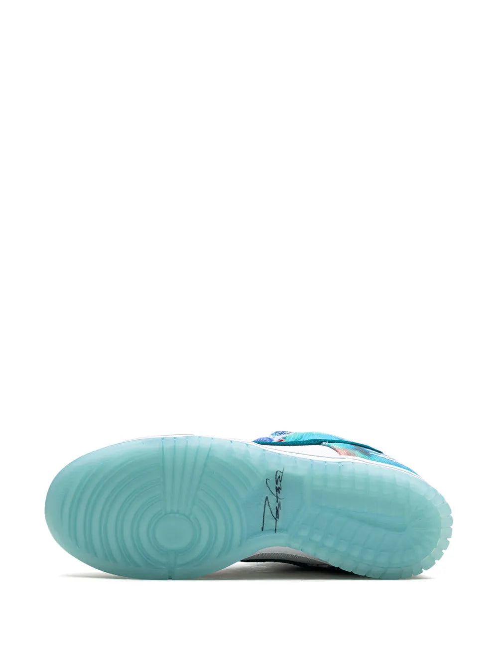 x Futura Laboratories SB Dunk Low "Bleached Aqua" sneakers