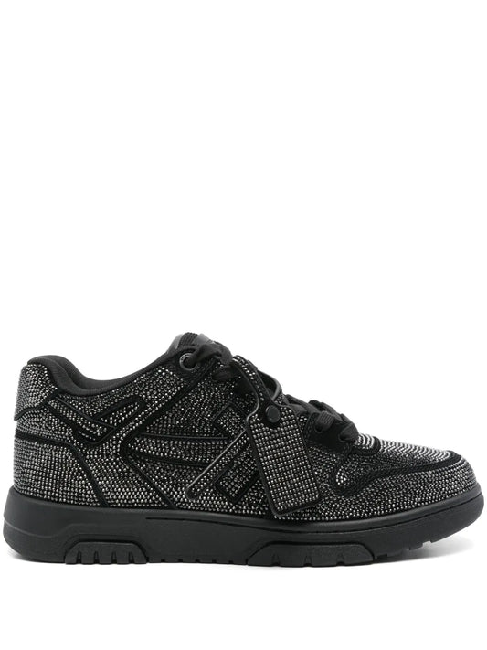 Off white sneakers out of office black strass