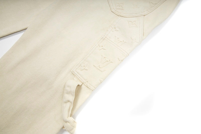 Louis Vuitton Beige Monogram Carpenter Pants