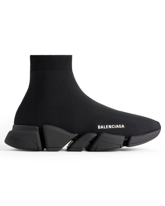 Sneaker Balenciaga Speed ​​2.0 in maglia riciclata nera