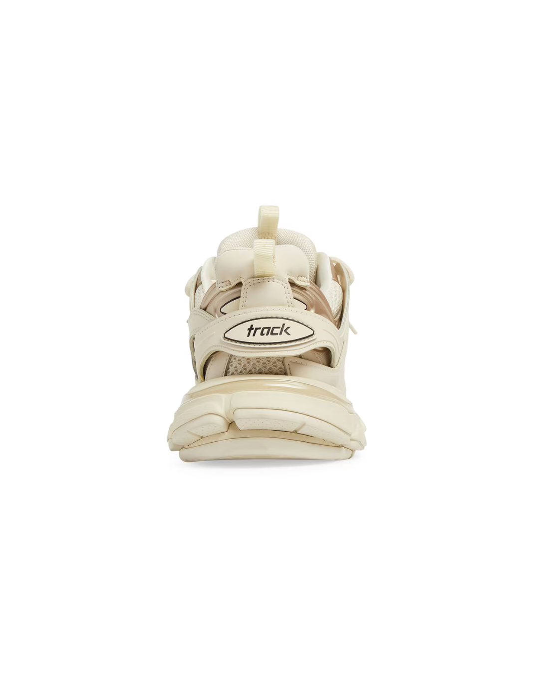 Balenciaga Track Sneaker in rete e nylon beige e nero 