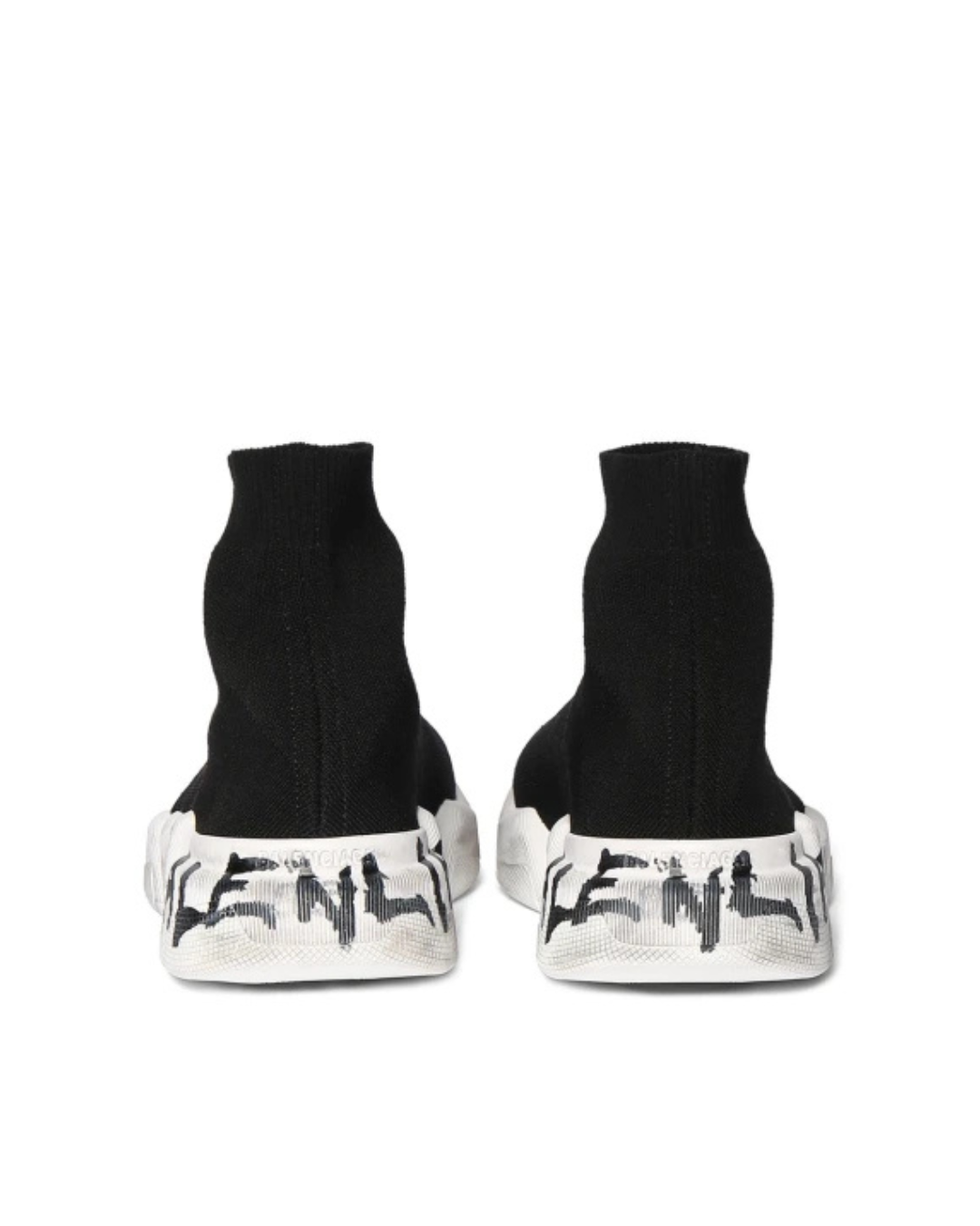 Sneaker Balenciaga Speed ​​2.0 in maglia riciclata nera