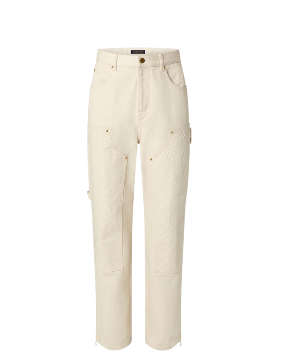 Louis Vuitton Beige Monogram Carpenter Pants